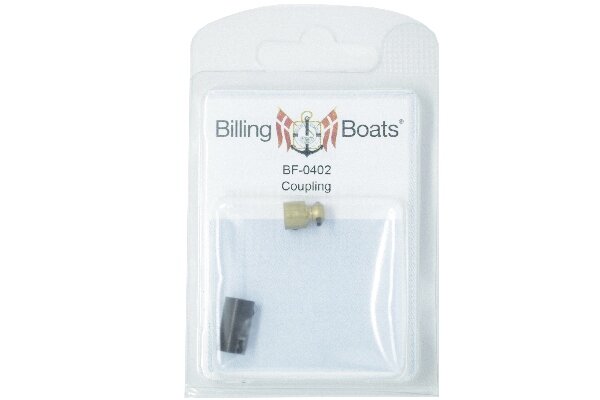 Coupling Brass 8 x 28 mm - Ø4 mm (1)